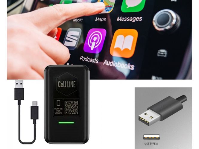 Hovedbilde Trådløs Ap ple Carplay Adapter - USB-A
