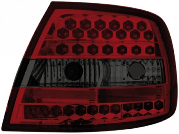 Audi A4 B5 Baglygter LED Eagle Rød/Mørk