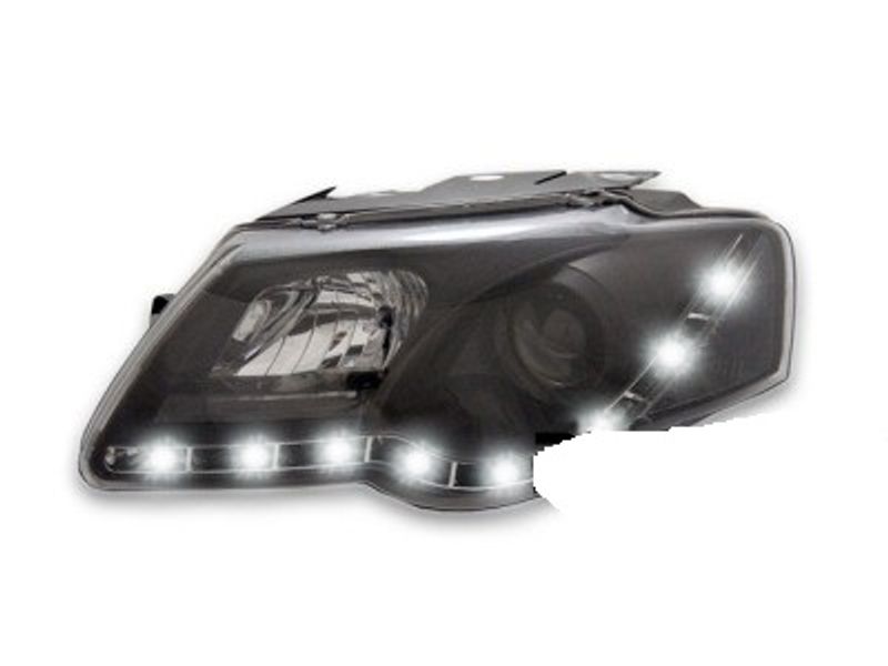 VW Passat 3C Forlygter Dayline Sort Sonar