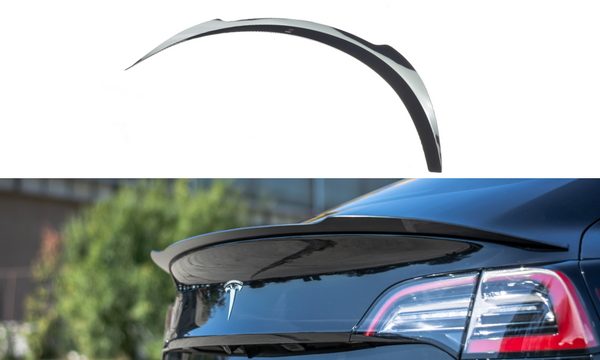SPOILER EXTENSION TESLA MODEL 3 - gloss black