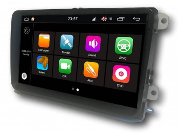 VAG Autoradio med Navi, DVD, USB 8