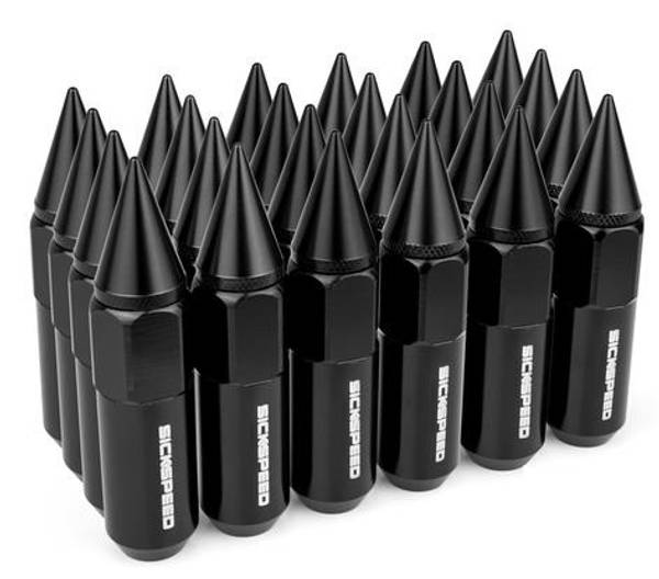 60MM ALUMINUM LUG NUTS 4PC 1/2X20 div farger