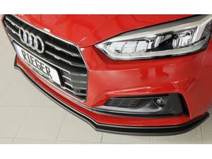 Hovedbilde Audi A5 B9/5F Rieger Frontsplitter Sort 16- ...