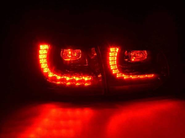 VW Golf 6 Baglygter LED R-Design Rød / Mørk