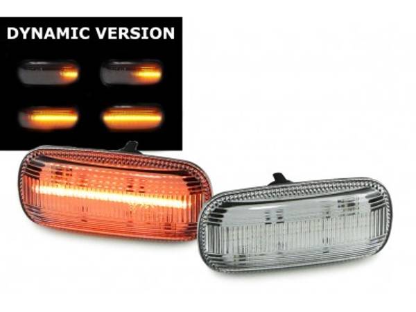 Audi Type 3 Sideblink Orion LED Klar LT - Dynamisk