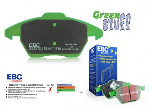 EBC Green Stuff Bremseklodser - For D P21324