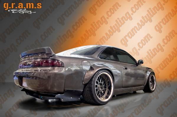 Nissan S14 Boss V2 Style Rear diffuser