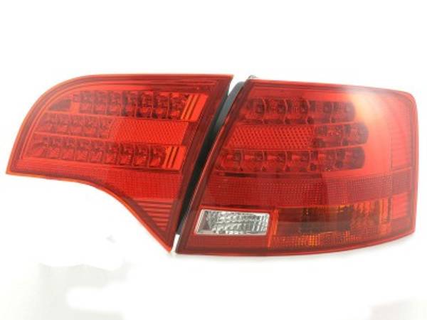 Audi A4 B7 Baglygter LED Avant Sonar Rød/Klar 04-08